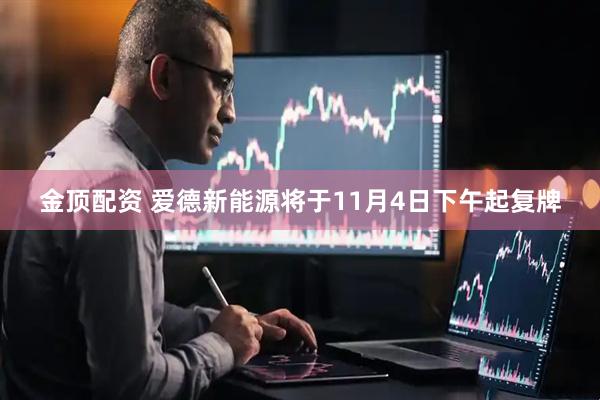 金顶配资 爱德新能源将于11月4日下午起复牌